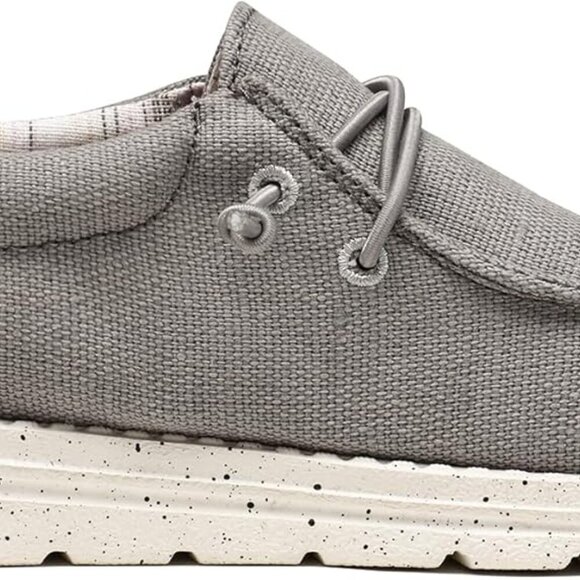 Women's Canvas Slip-on Loafers Casual Shoes Summer Comfortable Lightweight - Picture 3 of 6